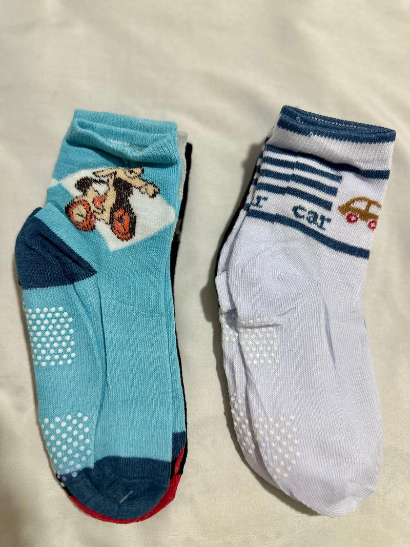 3 Pares de Meias Infantil Masculina