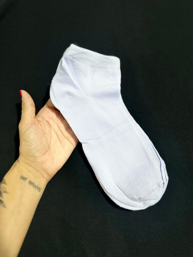3 Pares de Meia Soquete adulta