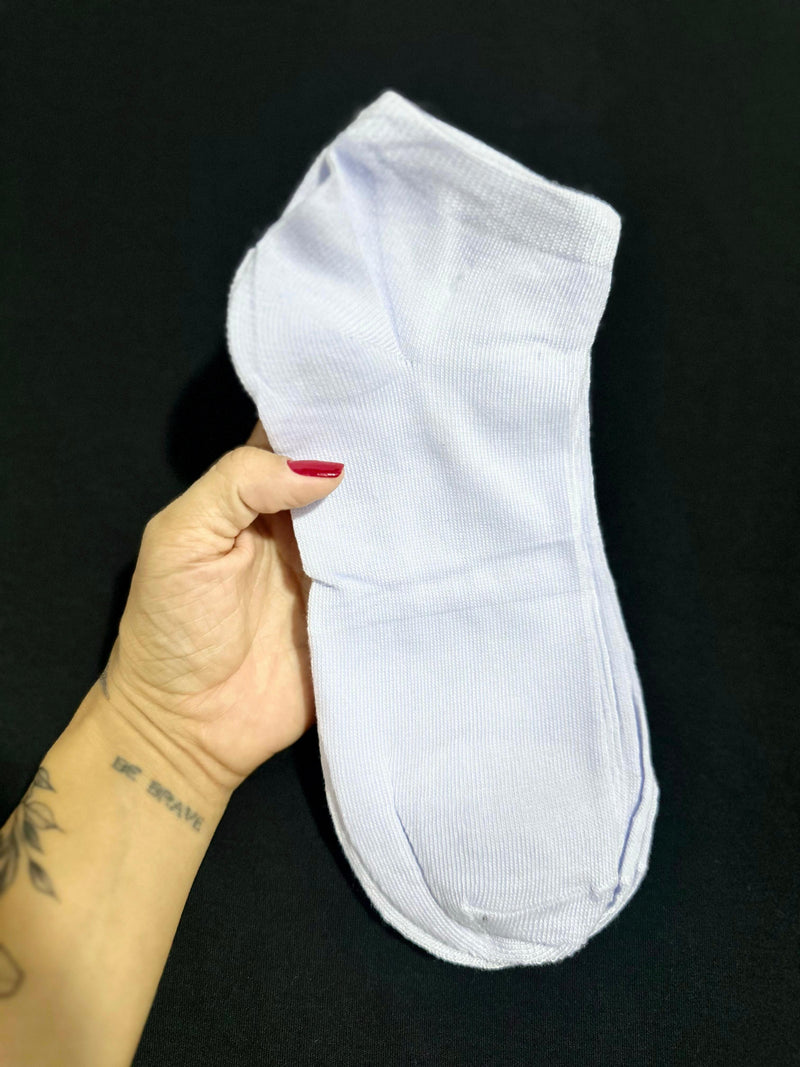 3 Pares de Meia Soquete adulta
